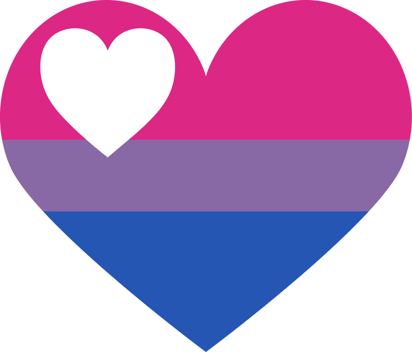 Biromantic Heart Flag Icon