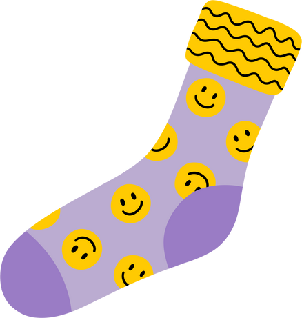 Cute Sock Illustration